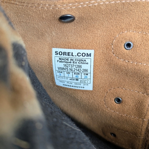Sorel Joan of Arctic Knit II Boots Women’s Sz 9 Elk Brown Insulated Waterproof - Picture 10 of 10